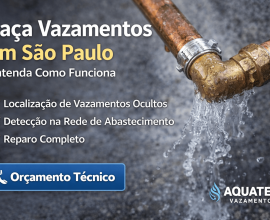Caça Vazamentos em São Paulo – Entenda Como Funciona o Serviço Profissional