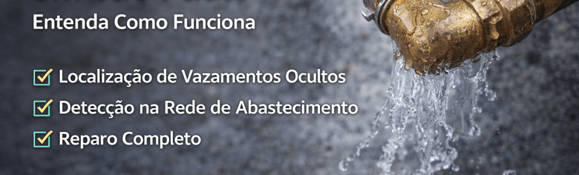 Caça Vazamentos em São Paulo – Entenda Como Funciona o Serviço Profissional