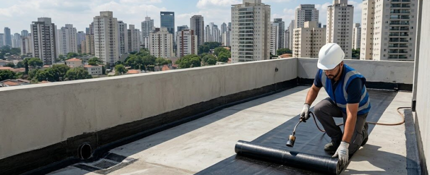 Impermeabilização de Lajes e Áreas Abertas na Zona Sul e Oeste de SP: Como Evitar Prejuízos Crônicos