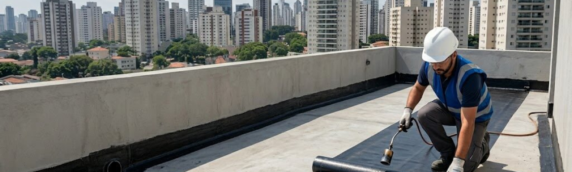 Impermeabilização de Lajes e Áreas Abertas na Zona Sul e Oeste de SP: Como Evitar Prejuízos Crônicos