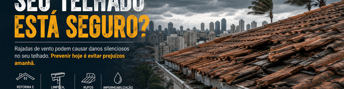 Ventos fortes em São Paulo: seu telhado está realmente seguro?